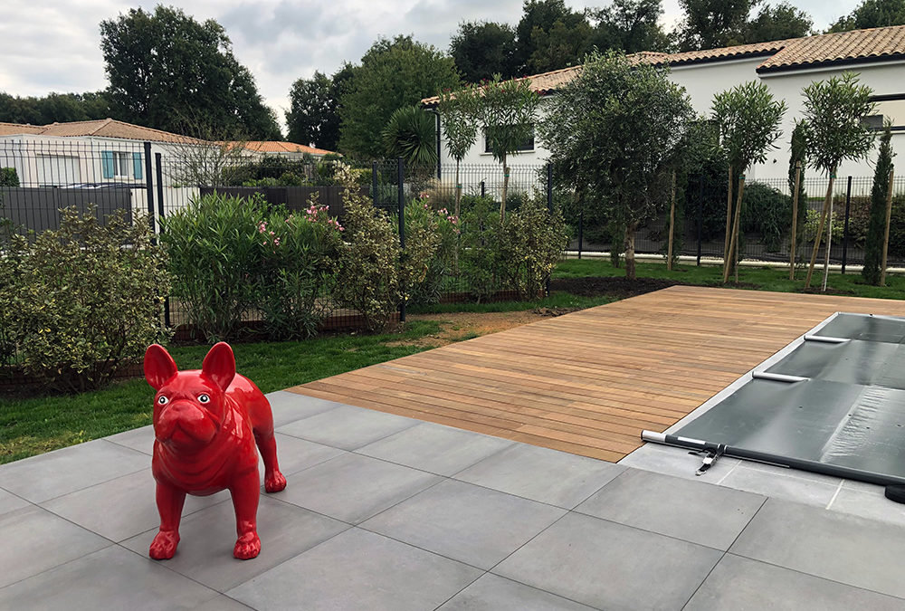 Terrasse en Ipé autour de la piscine – Royan